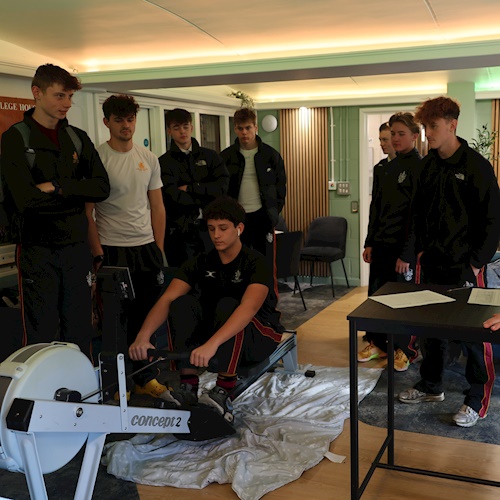 College House Row the Distance